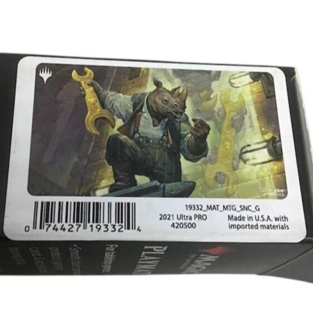 MTG Playmat Streets New Capenna Workshop Warchief Tabletop Games Mouse Pad NEW
